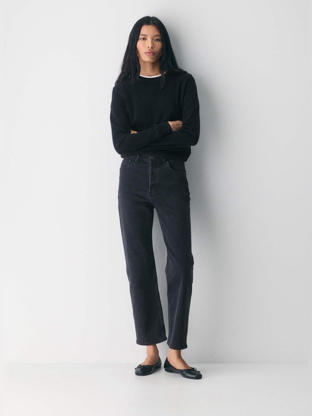 Aritzia Denim Forum The Arlo Hi-Rise Straight Jean